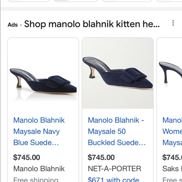 Manolo Blahnik Kitten heels - Picture 6 of 6